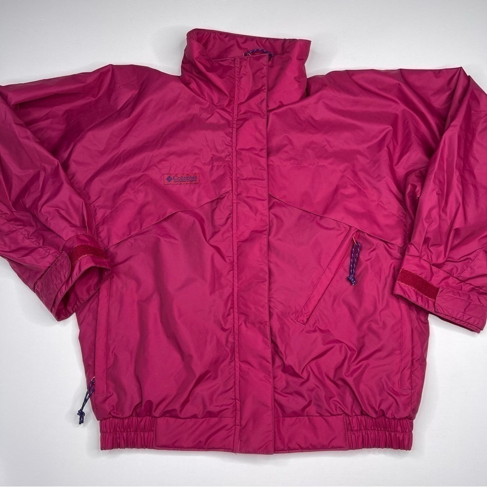 Columbia Jacket Coat Windbreaker Nylon Whirlibird Parka Shell Hiking Outdoor New
